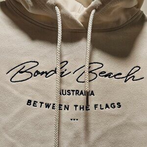 Between the flags bondi beach australia white woman's hoodie size S